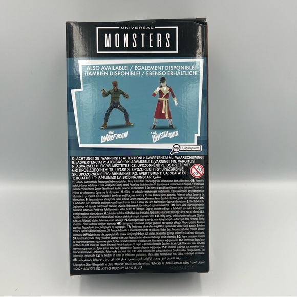 Jada Toys 6" Universal Monsters:  The Invisible Man Action Figure - Picture 3 of 7